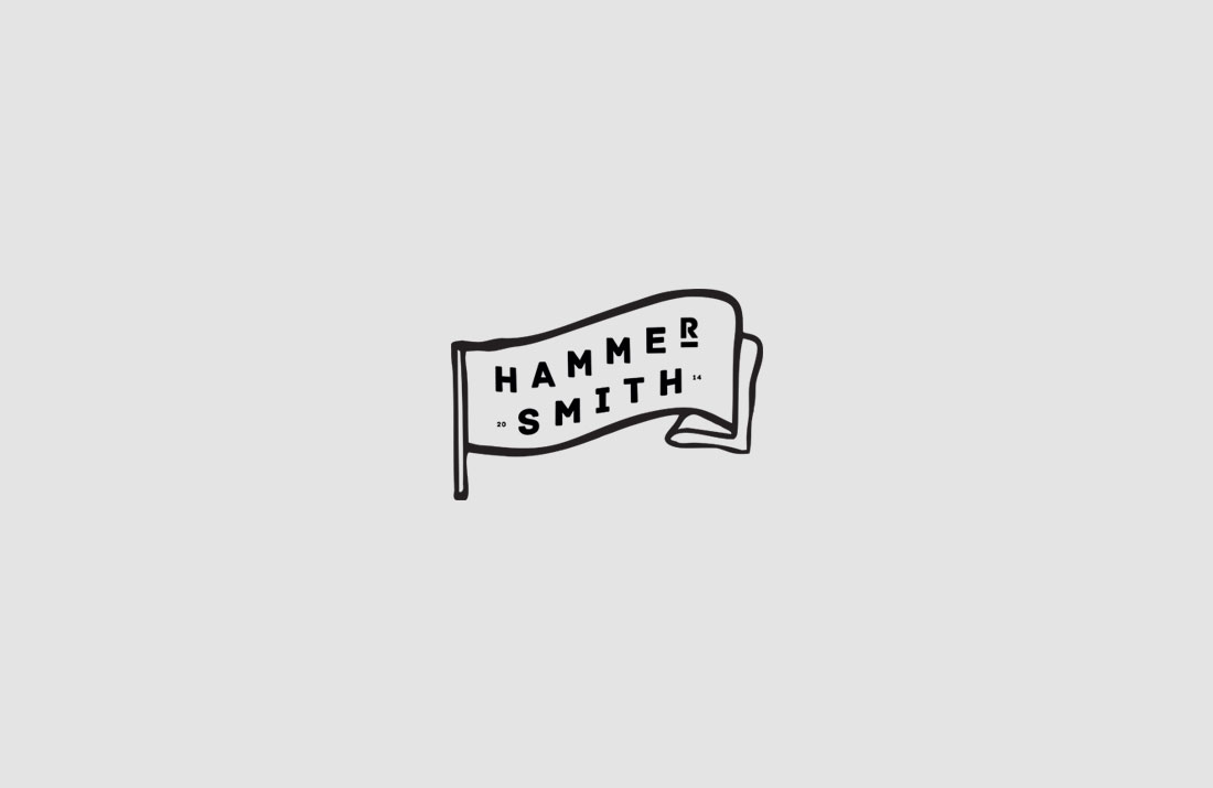 Hammersmith Studio Flag Logo Design